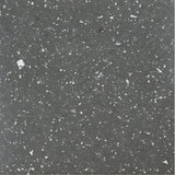 Sterling Self Adhesive 12-Inch Vinyl Floor Tiles, 20 Tiles - 12 x 12, Black Speckled Granite Pattern - Peel & Stick, DIY Floorin