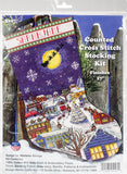 Tobin Christmas Eve Stocking Counted Cross Stitch Kit17 Long 14 Count