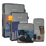 Kuber Industries Set Of 12 Waterproof Travel Kit For Toiletries With Handles | Cosmetics Pouch Bathroom Toiletries Bag & Vanity 
