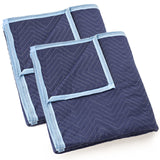 SureMax 2 Moving & Packing Blankets Deluxe Pro 80 x 72 (40 lb/dz weight) Professional Quilted Shipping Furniture Pads R