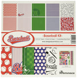 Reminisce Collection Kit 12X12Baseball, 12 by 12, Multicolor