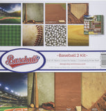 Reminisce BSB201 Baseball 2 Collection Scrapbook Kit 12x12 inches