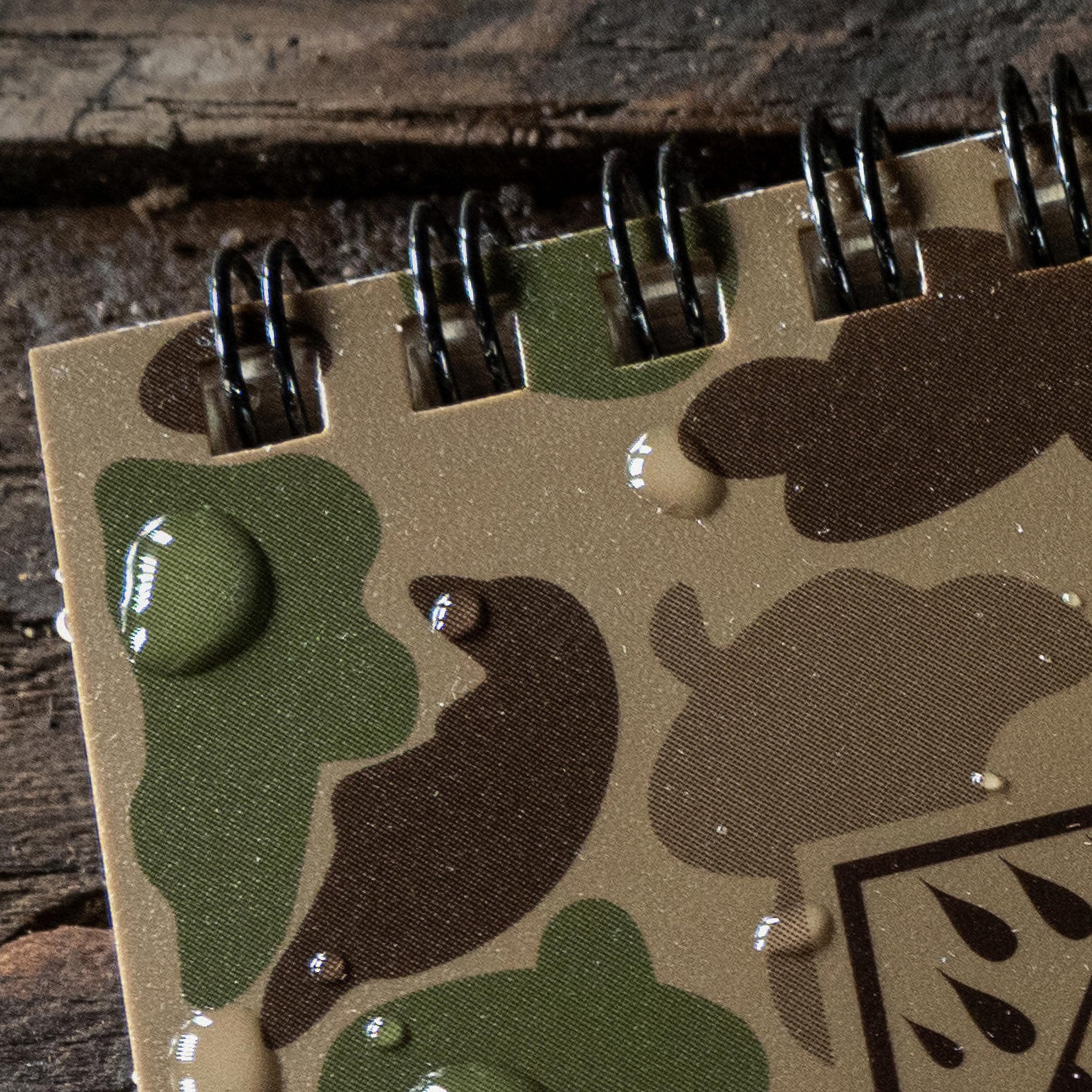 Rite In The Rain Weatherproof Top Spiral Notebook, 3 X 5, Duck Camo Cover, Universal Pattern, 3 Pack (No. Dc935T-3)