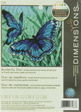 DIMENSIONS 07183 Butterfly Duo Nature Needlepoint Kit, 5 W x 5 H