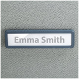 Officemate Verticalmate Name Plate, Gray (29222)