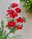 Riolis - Wild Poppies 808, Cross Stitch Kits 8,27 X11,81, Cross Stitch Kits For Adults, Counted Cross Stitch Kits, Embroidery