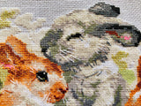 Riolis 1416 - Funny Rabbits - Counted Cross Stitch Kit 15 X 9 Zweigart 14 Ct. White Aida 24 Colors