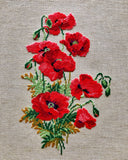 Riolis - Wild Poppies 808, Cross Stitch Kits 8,27 X11,81, Cross Stitch Kits For Adults, Counted Cross Stitch Kits, Embroidery