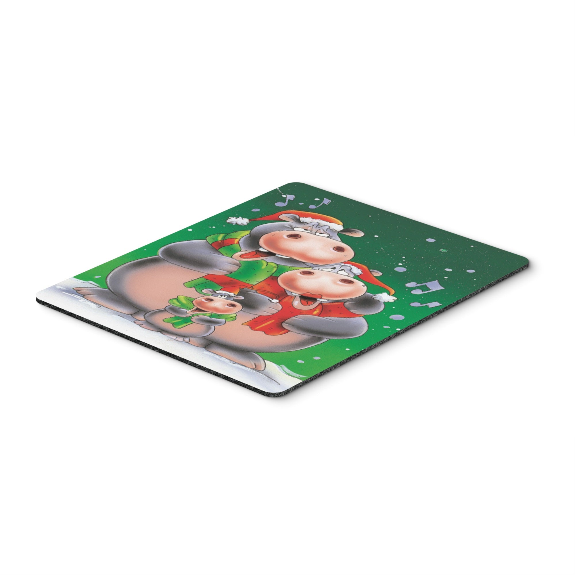 Caroline'S Treasures Hippo Family Caroling Mouse Pad, Hot Pad Or Trivet, Multicolor (Aah7195Mp)