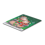 Caroline'S Treasures Hippo Family Caroling Mouse Pad, Hot Pad Or Trivet, Multicolor (Aah7195Mp)
