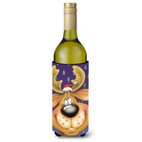 Caroline'S Treasures Comic Reindeer Wine Bottle Koozie Hugger, 750Ml, Multicolor