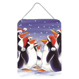 Caroline'S Treasures Holiday Penguins Wall Or Door Hanging Prints Aah7264Ds1216, 16Hx12W, Multicolor