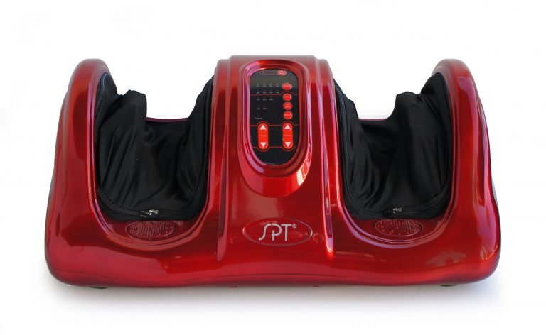 Reflexology Foot Massager With Heat & Fir - Red