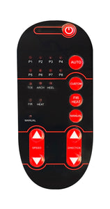 Reflexology Foot Massager With Heat & Fir - Red
