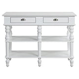 Ac00186 - Kitchen Island, Marble Top & White Finish - Rorratt