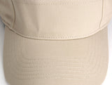 AC101 | ACE Three Panel Cotton Twill Visor, Terry Cloth Sweatband, SelfFabric Hook and Loop Closure KHAKI