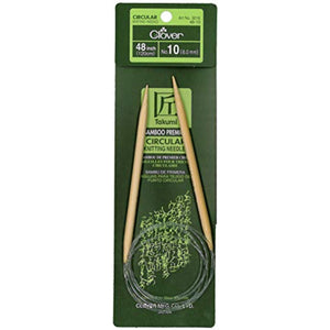Clover 48 In. Takumi Circular Needles Bamboo Us 10 (6.00Mm)