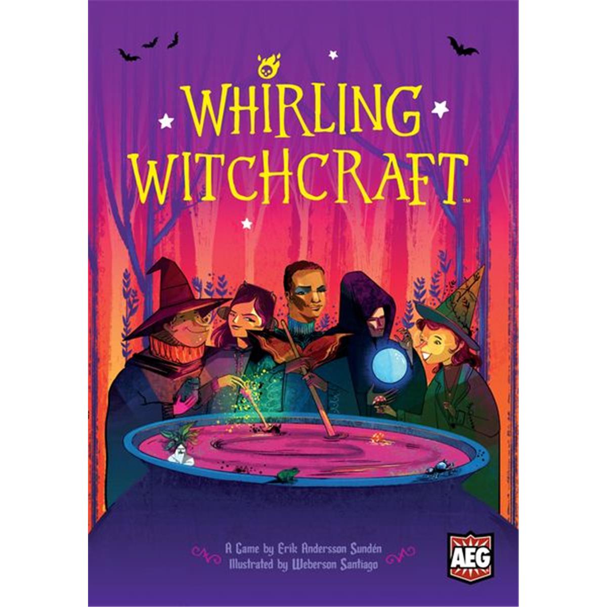 Alderac Entertainment Group Aeg7097 Whirling Witchcraft Fantasy Family Friendly Fun Board Game