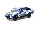 Tarmac Works 1:64 Toyota Hilux Blue/White