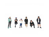 LB Nation 6 piece Figure Set for 1/24 Scale Models by American Diorama