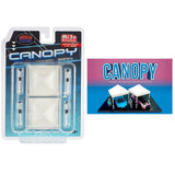 Canopy 2 Piece Set White Limited Edition To 3600 Pieces Worldwide 1/64 Scale Models By American Diorama
