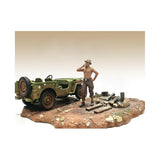 '4X4 Mechanic'' Figure 1 For 1/18 Scale Models By American Diorama