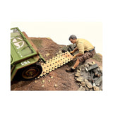 '4X4 Mechanic'' Figure 2 With Board Accessory For 1/18 Scale Models By American Diorama