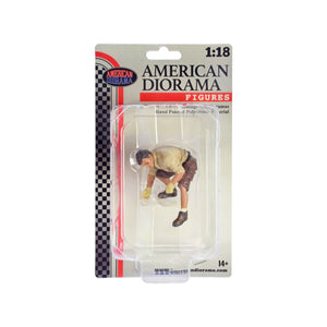 '4X4 Mechanic'' Figure 2 With Board Accessory For 1/18 Scale Models By American Diorama