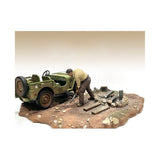 '4X4 Mechanic'' Figure 4 For 1/18 Scale Models By American Diorama