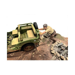 '4X4 Mechanic'' Figure 5 For 1/18 Scale Models By American Diorama