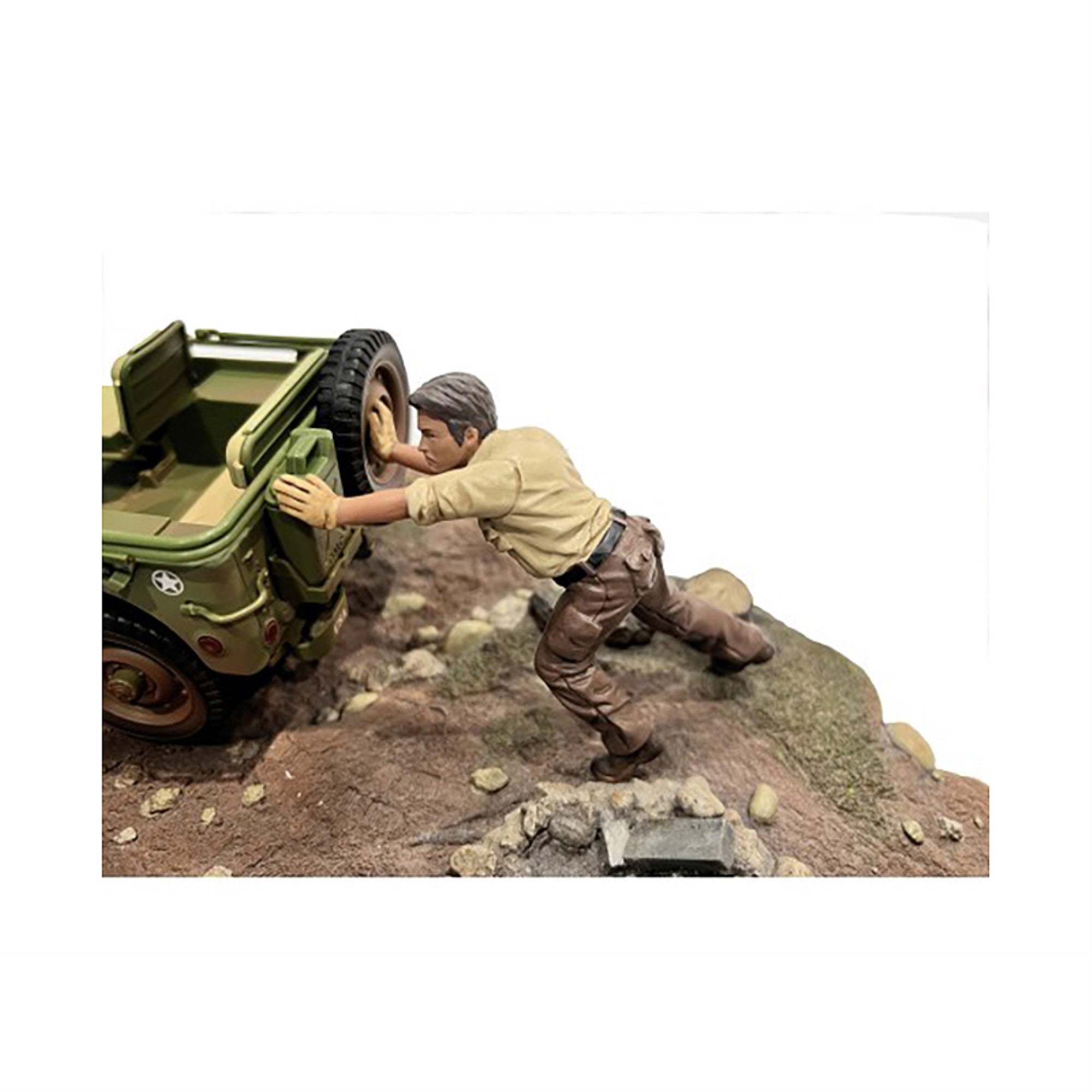 '4X4 Mechanic'' Figure 5 For 1/18 Scale Models By American Diorama