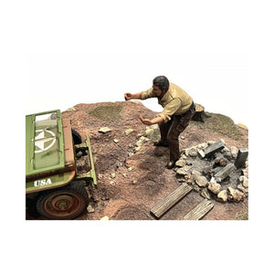'4X4 Mechanic'' Figure 6 For 1/18 Scale Models By American Diorama