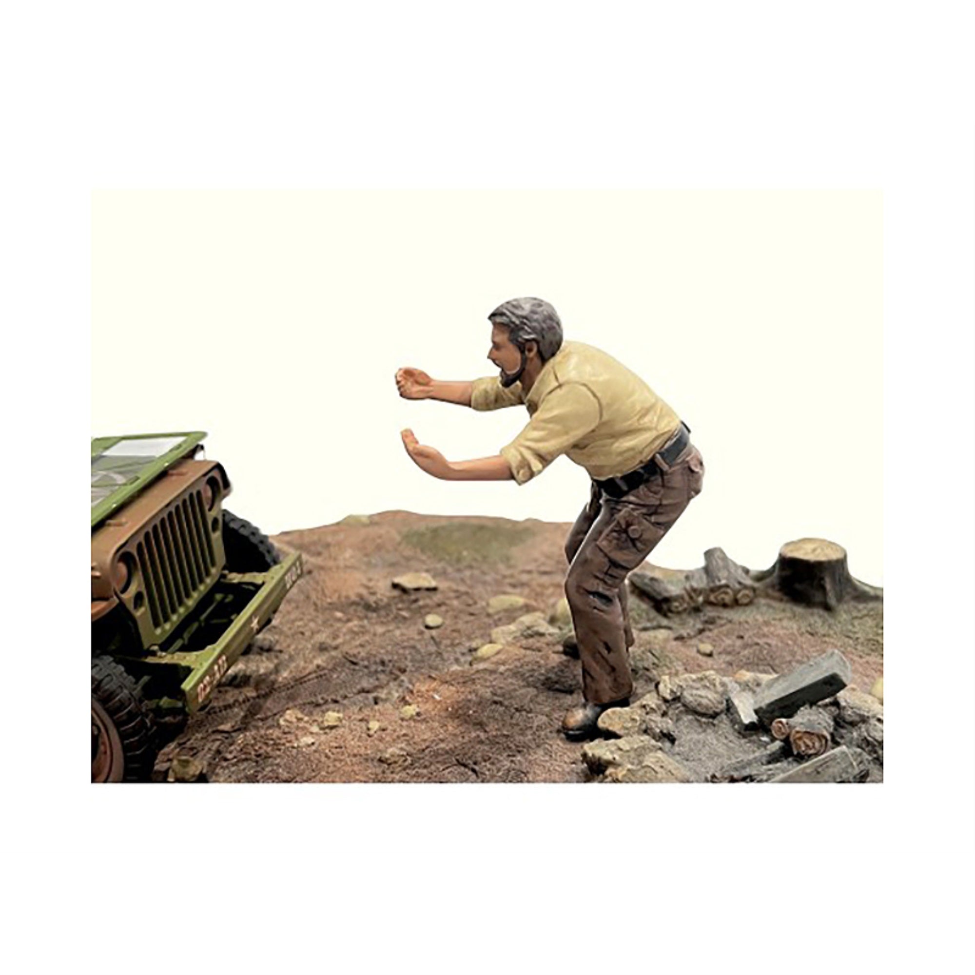 '4X4 Mechanic'' Figure 6 For 1/18 Scale Models By American Diorama