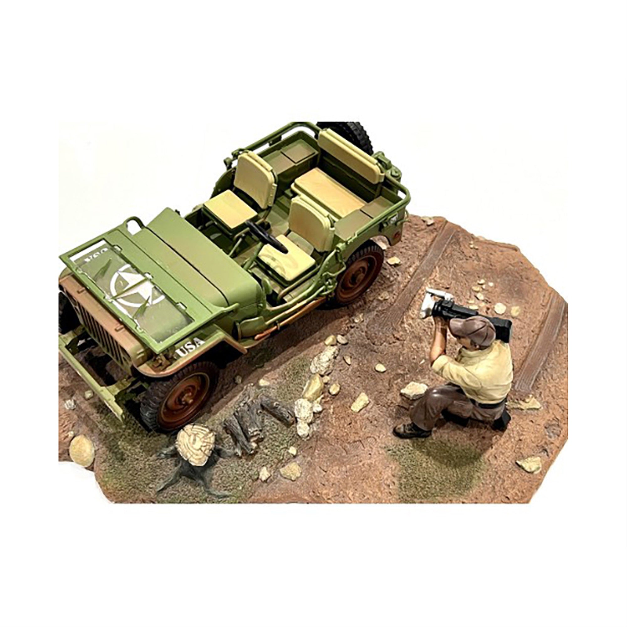 '4X4 Mechanic'' Figure 7 For 1/18 Scale Models By American Diorama