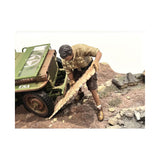 '4X4 Mechanic'' Figure 8 With Board Accessory For 1/18 Scale Models By American Diorama