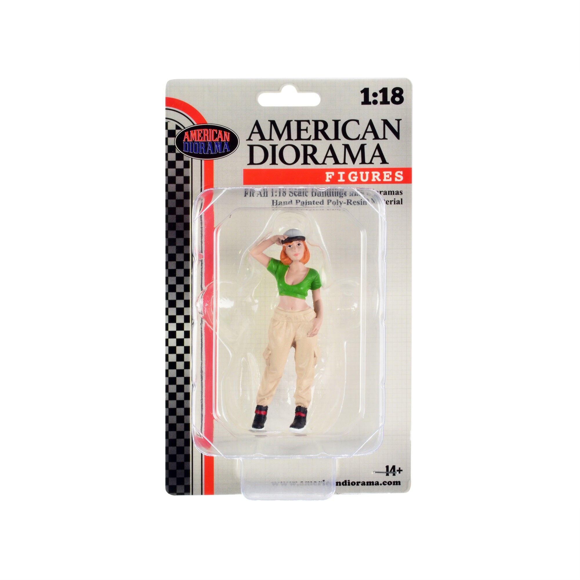 'Hip Hop Girls'' Figure 1 For 1/18 Scale Models By American Diorama