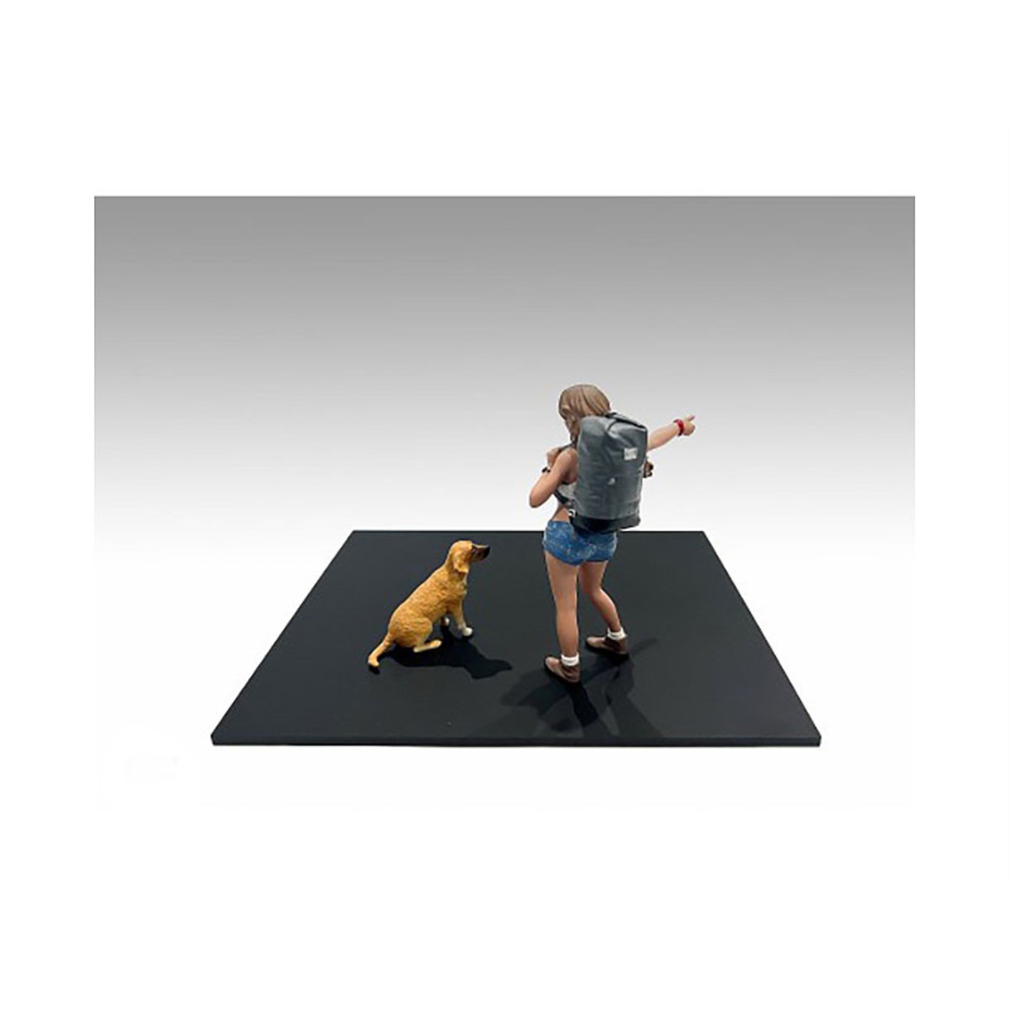 'Figure18 Series 1'' Figure 705 Set Of 2 Pieces For 1/18 Scale Models By American Diorama
