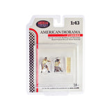 '4X4 Mechanics'' 2 Piece Diecast Figure Set 4 For 1/43 Scale Models By American Diorama
