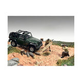 '4X4 Mechanics'' 2 Piece Diecast Figure Set 4 For 1/43 Scale Models By American Diorama