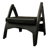 Quik-Fold Step Stool, Black