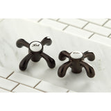 Aqua Vintage Ae103T5Tx French Country Deck Mount Clawfoot Tub Faucet, Oil Rubbed Bronze
