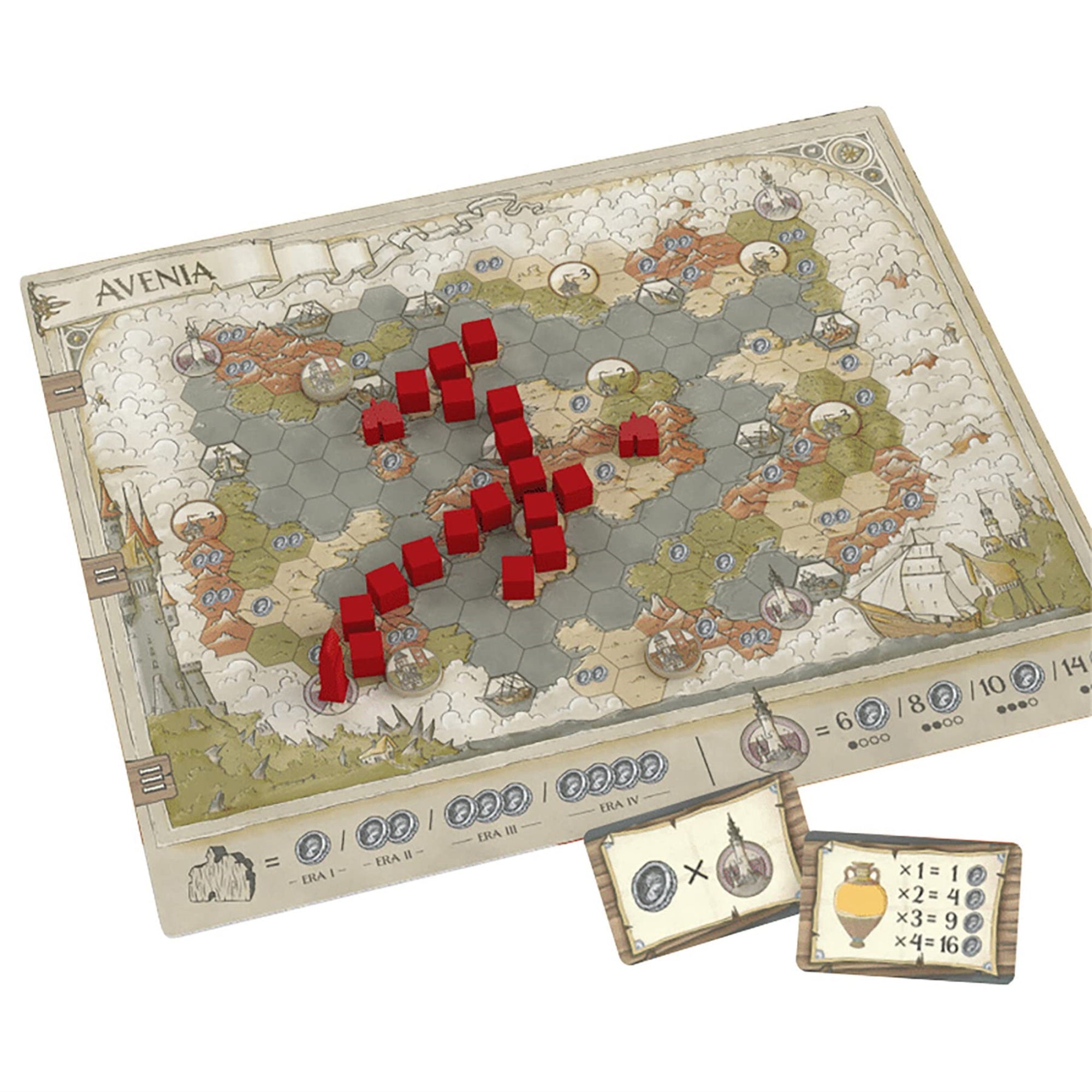 Alderac Entertainment Group (Aeg) The Guild Of Merchant Explorers Board Game, Explore The World, Establish New Settlements, 1-4