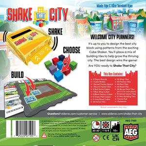Alderac Entertainment Group Shake That City - Dexterity City Building Board Game, Alderac Entertainment Group, Ages 10+, 1-4 Pla