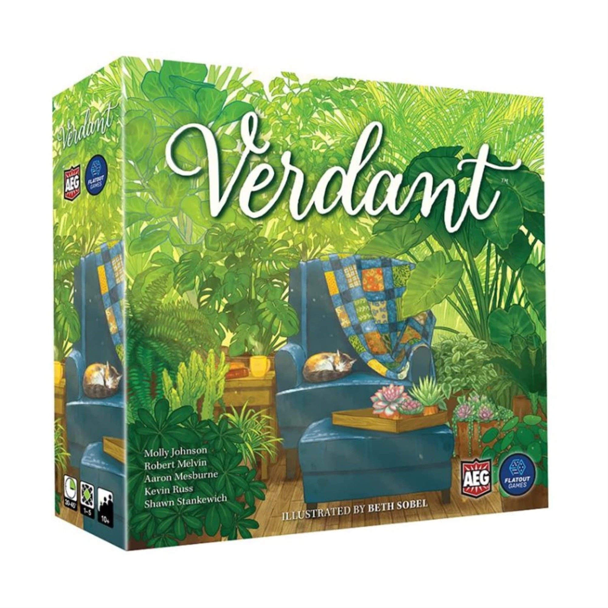 Alderac Entertainment Group (Aeg) Verdant - Family Spatial Puzzle Game, Ages 10+, 1-5 Players, 30-45 Min