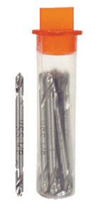 1/8'' Double End Hss Stubby Drill Bits - Carded