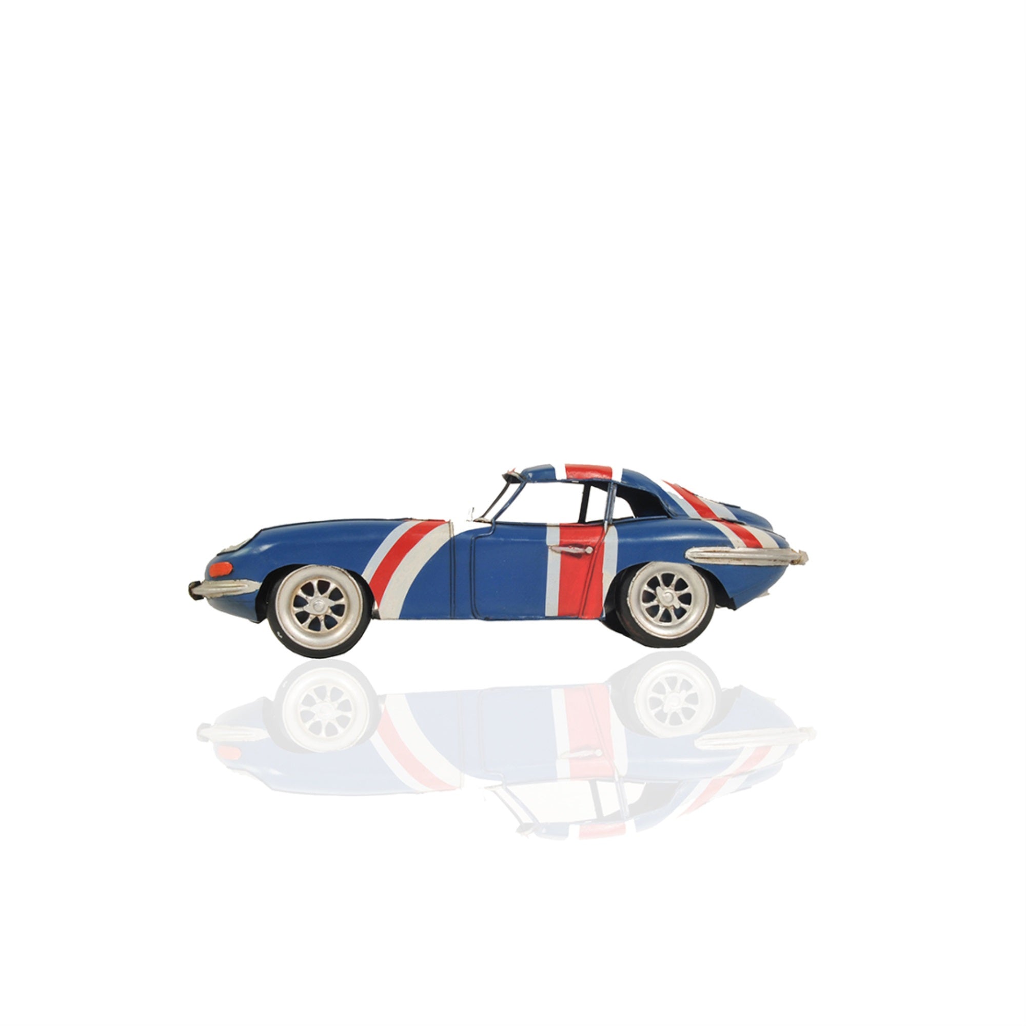 1961 E-Type Jaguar Model Car Metal Handmade
