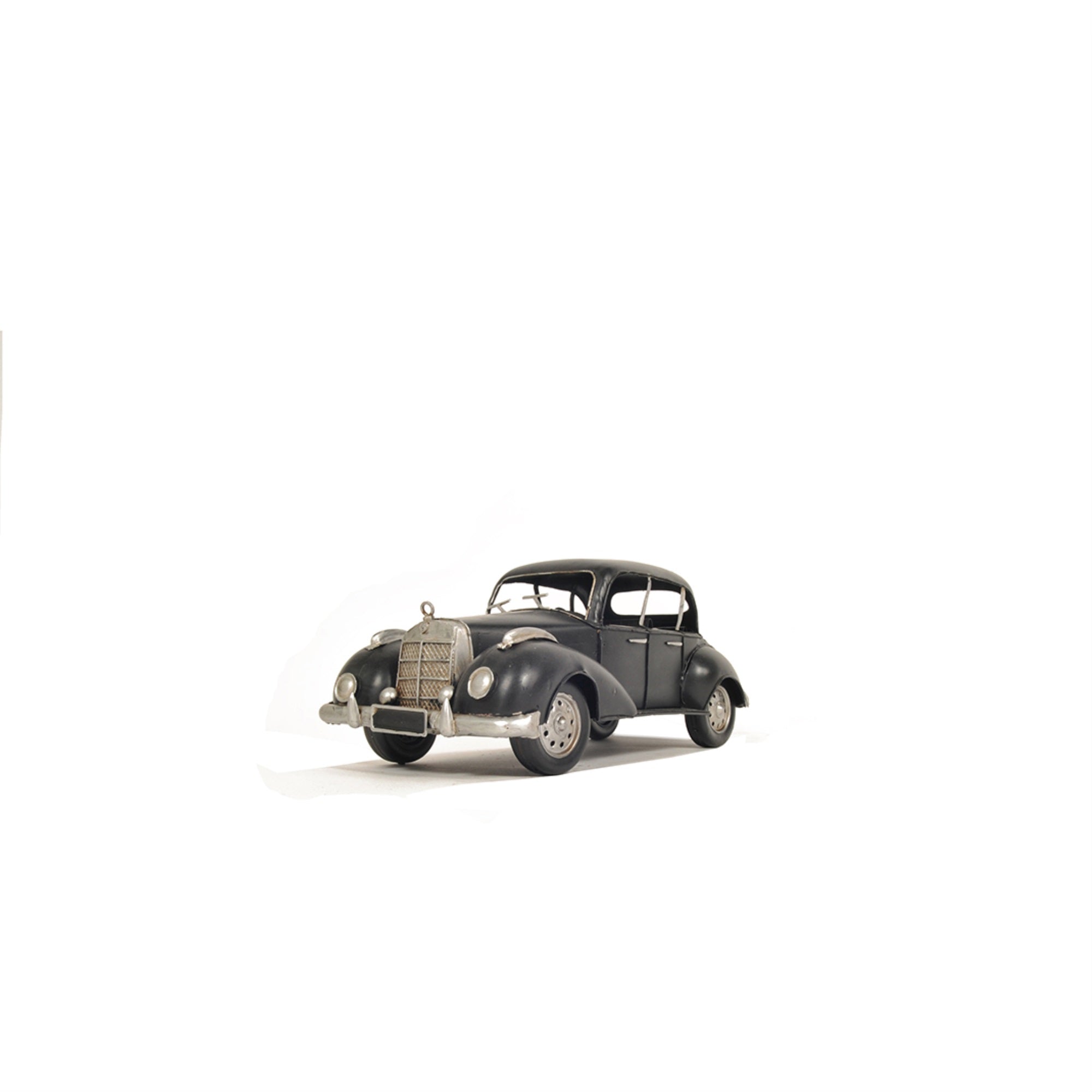 1937 Plymouth P4 Deluxe Black Metal Model Car