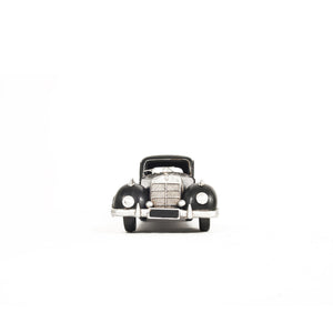 1937 Plymouth P4 Deluxe Black Metal Model Car