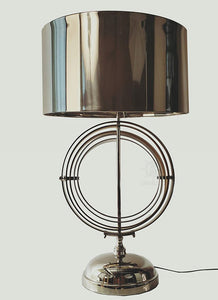 Aluminum Armillary Table Lamp