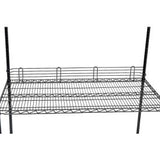 Nexel® Black Epoxy Wire Ledge 54W X 4H